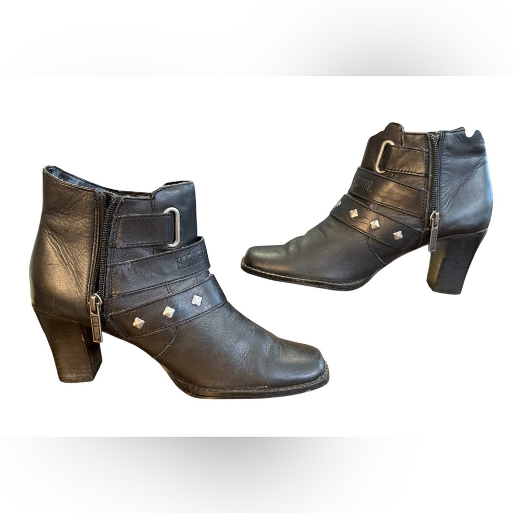 Harley-Davidson Bridgit Shootie Black Leather Bootie Women’s Size 7.5 - Picture 6 of 11